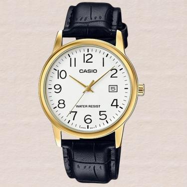 Imagem de Relógio Casio Masculino Analógico Dourado MTP-V002GL-7B2UDF