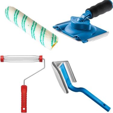 Imagem de Pad + Pad 90 Cantos Recorte + Suporte Garfo 23Cm +Rolo 23Cm