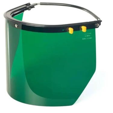 Imagem de Suporte Com Visor Para Capacete Verde - 10349310 - Carbografite