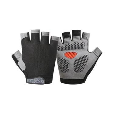 Imagem de Luvas Unissex Respiráveis Antiderrapantes De Meio Dedo Para Fitness, C