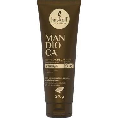 Imagem de Ativador de Cachos Mandioca 240ml Haskell  Definição, Hidratação e Pro