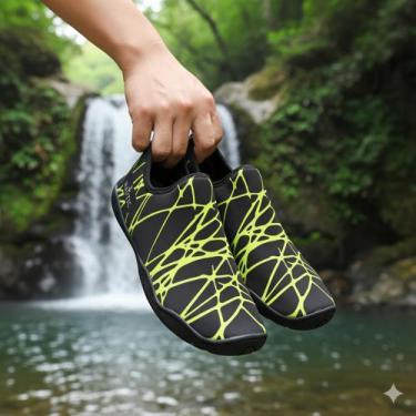 Imagem de Sapatilha Masculina feminina Aquatica Nautica Neoprene Esportiva Solad