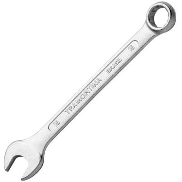 Imagem de Chave Combinada Em Aço Especial Cromado De 15mm - 41128115 - Tramontina Chave Combinada 15mm Tramontina