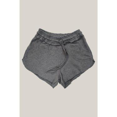 Imagem de Shorts Moletom Feminino WSS Brasil Basic Cor:Preto;Tamanho:PP-Feminino