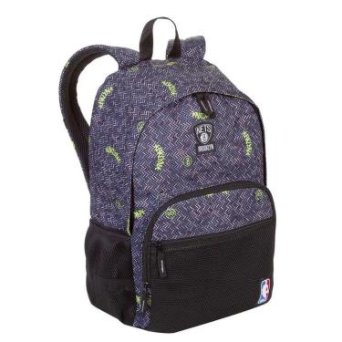 Imagem de Mochila Escolar Passeio Nba Legend Brooklyn Nets Original-Unissex