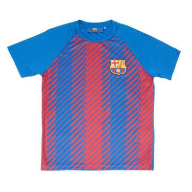 Imagem de Camiseta Infantil Balboa Barcelona Azul/Vermelho, Azul, Vermelho, 14