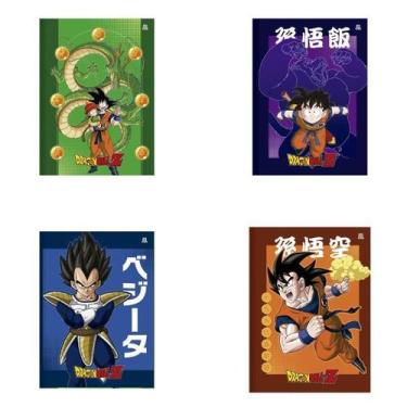 Imagem de Caderno Capa Dura Costurada 80 Folhas Dragon Ball Z - Animativa