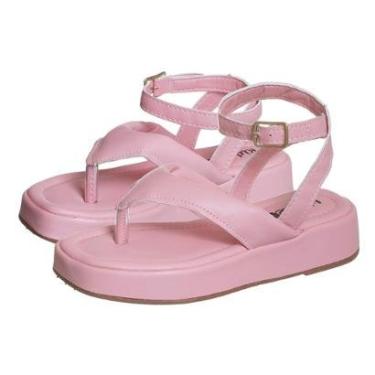 Imagem de Sandália Flat Infantil Feminina Plataforma Kidstep-Feminino
