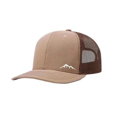 Imagem de Boné De Beisebol Richardson Com Aba Reta, Design De Rede Respirável E 