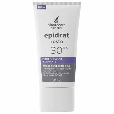 Imagem de Protetor Solar Facial Hidratante Mantecorp Skincare Epidrat Rosto FPS30 50ml-Unissex