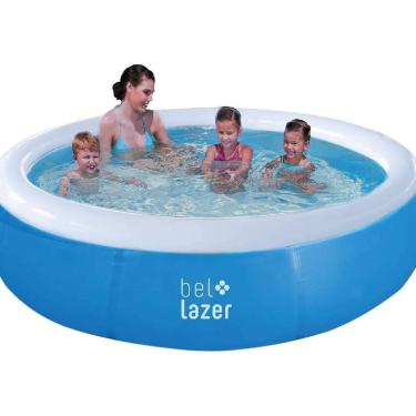 Imagem de Piscina Inflável Redonda 1000L Bel Lazer – Diversão para Toda a Família