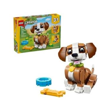 Imagem de ANIMAIS ADORAVEIS LEGO CREATOR 3 EM 1 CACHORRINHO BRINCALHAO 336 PEÇAS 31382