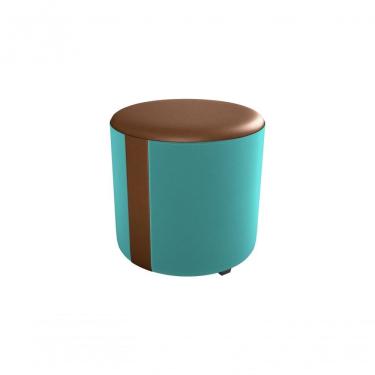 Imagem de Puff Decorativo Sala Descando Copenhage Premium Veludo Verde Menta