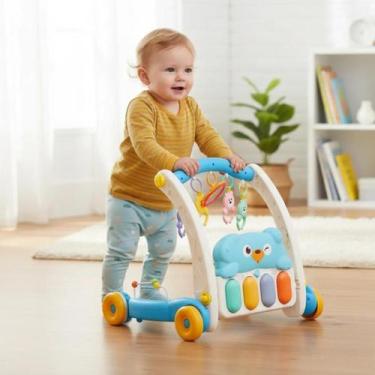 Imagem de Tapete Atividades Infantil 2 Em 1 Andador Musical Interativo Para Cria