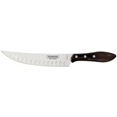 Imagem de Faca para Carne Butcher Tramontina  Inox Polywood  8 "