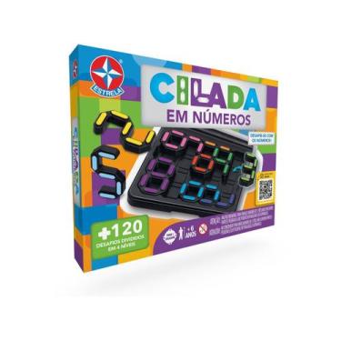 Imagem de Jogo Diverso Cilada Números - 120 Desafios - Brinquedos Estrela
