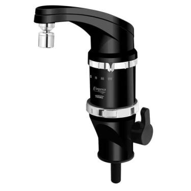 Imagem de Torneira Elétrica Fame Elegance 4 Temperaturas De Bancada Preta 220v -