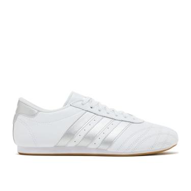 Imagem de adidas Tênis feminino Taekwondo Lace W, Branco nuvem, prata, metálico/chiclete, 36