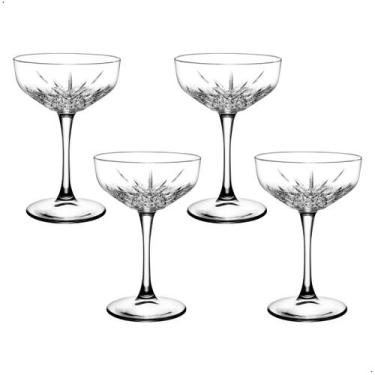 Imagem de Taça Coupe De Vidro Pasabahçe Para Coquetel 255 ml Timeless 4 Peças