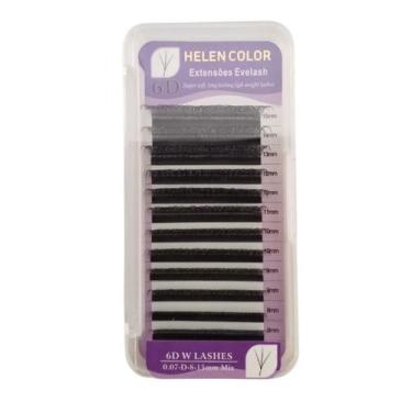 Imagem de Cílios Helen Color 6D W 0,07mm - Volume Tecnológico - no-brand, 14mm