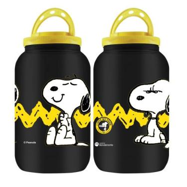 Imagem de Kit 2 Porta Ração Petiscos Cachorro Gato 3,6l Com Alça - - Bandeirante