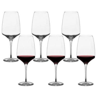 Imagem de Taça de Cristal Ecológico Fracalanza Para Vinho 630 ml Eleganza 6 Peça