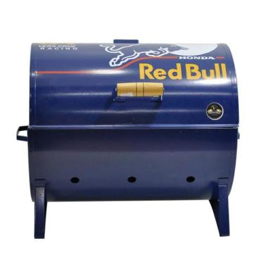 Imagem de Churrasqueira a Bafo Média Azul - Brasileña