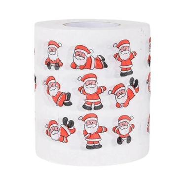 Imagem de Feliz Natal Papai Noel Decoração De Papel Higiênico Para Banheiro 2023