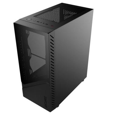 Imagem de Gabinete Gamer Pcyes Vulcan Black Vidro