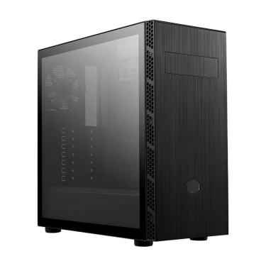 Imagem de Gabinete para Computador Masterbox MB600L V2 Mid Tower Mini ITX em Aço Plástico ABS e Vidro Temperado com Lateral