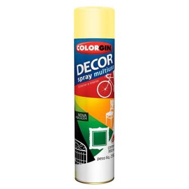 Imagem de Spray Decor Multiuso Amêndoa 360ml - Colorgin Para Metal, Madeira, Gesso E Cerâmica