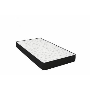 Imagem de Colchão D23 Solteiro – Suede Preto - 88 x 188 x 12 cm