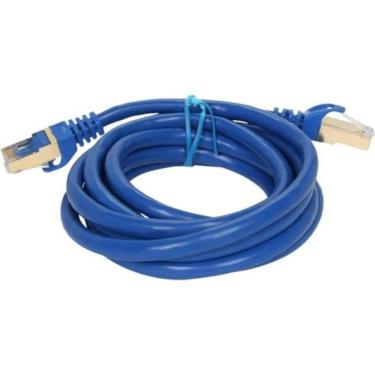 Imagem de Patch Cord Cat7 2,5m Azul Pluscable