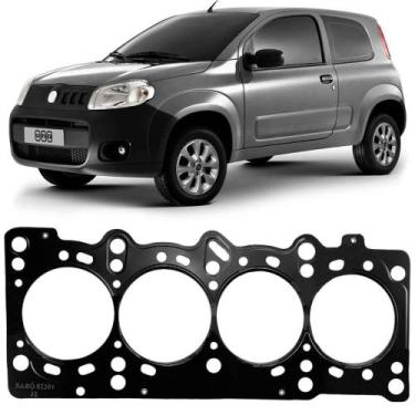 Imagem de Junta Cabeçote Motor Fiat Uno 1.0 1.3 2002 A 2018 Metálica - Sabo
