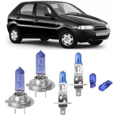 Imagem de Lampadas Farol Alto Siena G1 1996 1997 1998 1999 2000 2002 Efeito Xeno