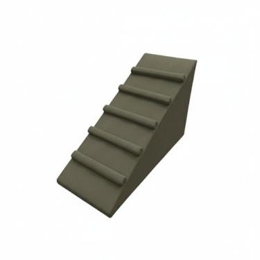 Imagem de Rampa Pet Antiderrapante Para Cachorro Gato Com Degraus Cor Cappuccino