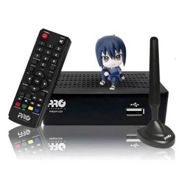 Imagem de Kit Conversor Digital Hd Hdtv E Antena Interna Digital De Tv - PRO ELE