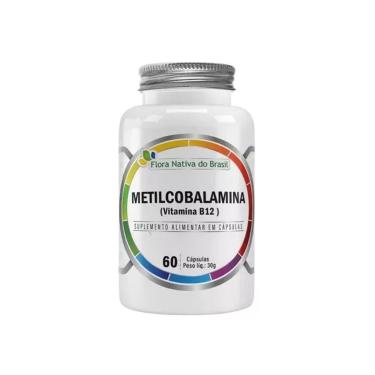 Imagem de Vitamina B12 Metilcobalamina 414% IDR 60 cps Flora Nativa-Unissex