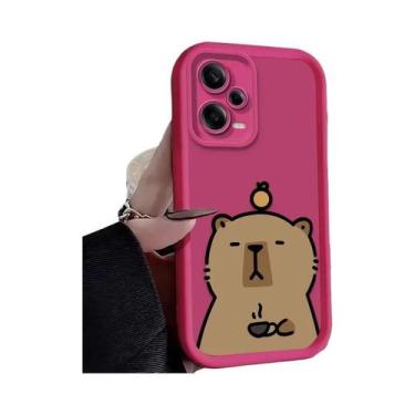 Imagem de Capa De Celular Fosca Capybara Para Xiaomi Redmi Note 14 13 12 11 pro 