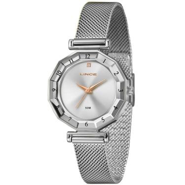 Imagem de Relógio LINCE feminino prata espelhado LRM4834L34 S1SX