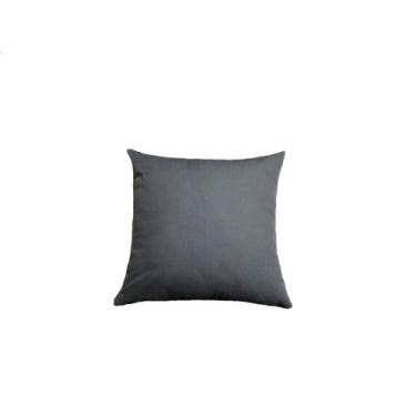Imagem de Capas Almofadas 45x45 Tecido Veludo Cores Lisas Nallu Decor, Cinza,