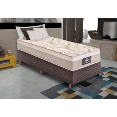 Imagem de Cama Box Conjugado Solteiro com Colchão (88x62x188) Los Angeles Gazin 