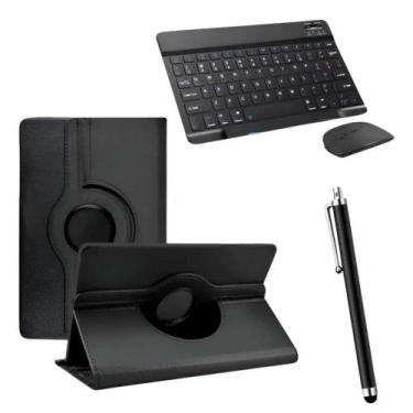 Imagem de Case Compativel a Lenovo Tab 10.1 Helio + Teclado Bluetooth ABNT2 Com 