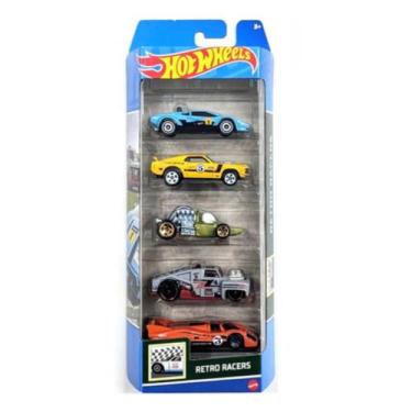 Imagem de Hot wheels Pac De 5 Carros Básicos Racers Multicolor