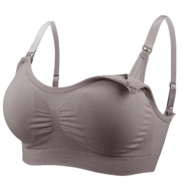 Imagem de Sutia Amamentação Reforçado Lingerie Roupa Maternidade Bojo COR:NUDETA