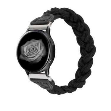 Imagem de Pulseira trançada Wearlizer, pulseiras elásticas, relógio Samsung Gala