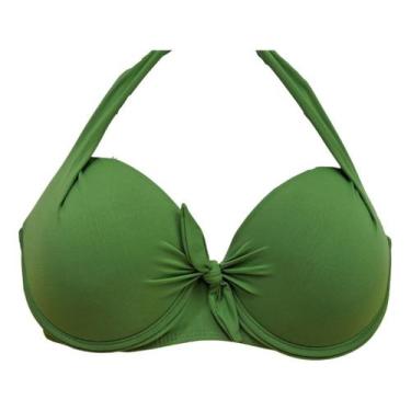 Imagem de Biquíni Com Bojo E Aro Reforçado Avulso Moda Praia - Lar e Mar, Verde,