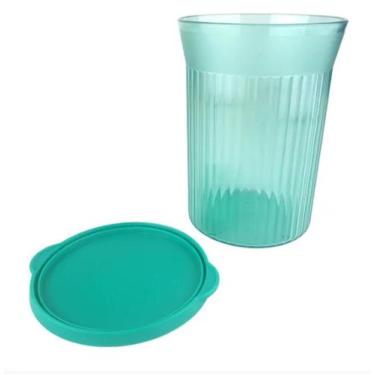 Imagem de Petisqueira Canelada Mate Redonda 630Ml Verde - Tupperware