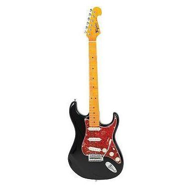 Imagem de Guitarra Tagima TG530 Strato Preta com escudo Vermelho