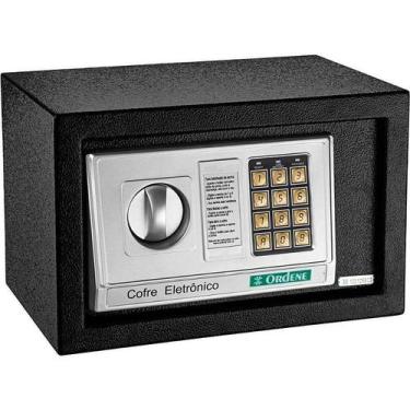 Imagem de Cofre Econômico Digital 31x20x20cm Com Painel Eletrônico - Ordene